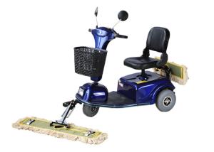 Wholesale Dycon Three Wheel Dust Cart Scooter Floor Cleaning For Station , 48V Voltage from china suppliers