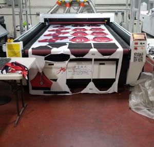 Wholesale Large Format Vision Laser Machine For Jersey Cutting, curtain cutting from china suppliers