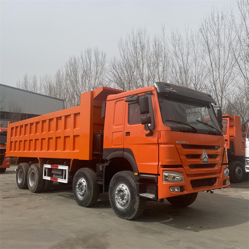 40 ton 12 tyres Howo 8X4 336HP 371HP 420 HP Second Hand Tipper Truck with Consumption