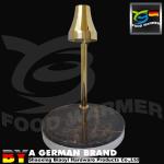 Strong Buffet Carving Station SUS 304 Material Round Tube Light Round Flat Base
