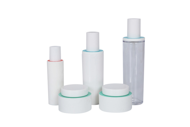 White Cylinder Lotion 60ml PP Airless Bottle 150ml 180ml30g 50g Round