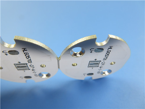1.6mm 2oz LED Aluminum Plate PCB Board With 2W/MK Thermal Conductivity
