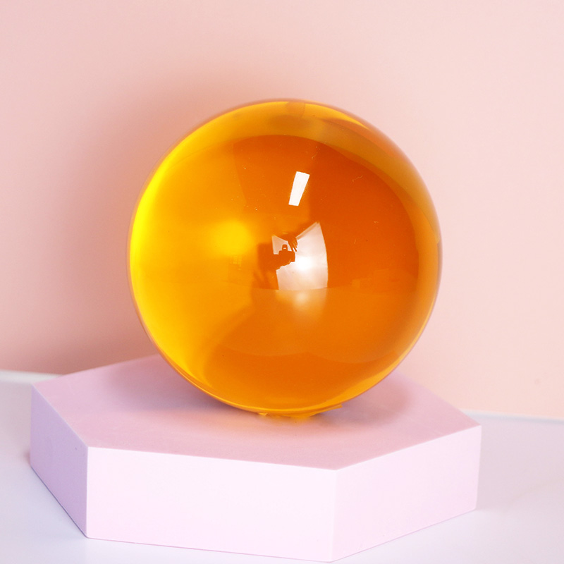 Factory wholesale Customized resin decoration clear acrylic balls colored decorative ball transparent acrylic toy balls