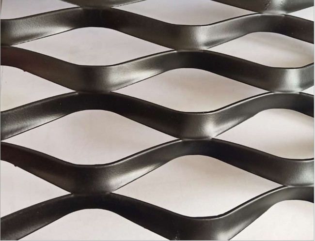 2m 1.2mm SS Expanded Metal Wire Mesh 0.5'' Hole