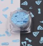 15mm Sandbeach Mixed Glitter Watermelon Patterns Powder Material Baby Style