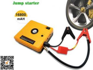 Wholesale Heavy Duty Truck Pocket Power Bank Portable Auto Jump Starter Yellow 16800mAH from china suppliers