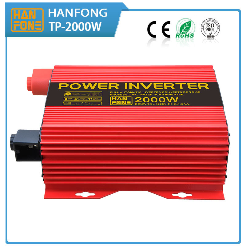 2000W Smart 12v/24v/48v dc to ac 110v/230v Modified Sine Wave Power Inverter Power Inverter with CE,FCC,ROHS approval