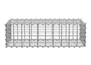 Wholesale Welded Gabion Cage Retaining Wall Lowes Gabion Stone Baskets Silver Color from china suppliers