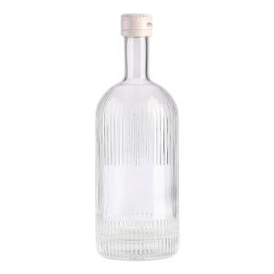 Wholesale 700ml 750ml 1l Glass Bottle for Fruit Wine Whiskey Brandy Liquor Vodka Xo Bourbon from china suppliers