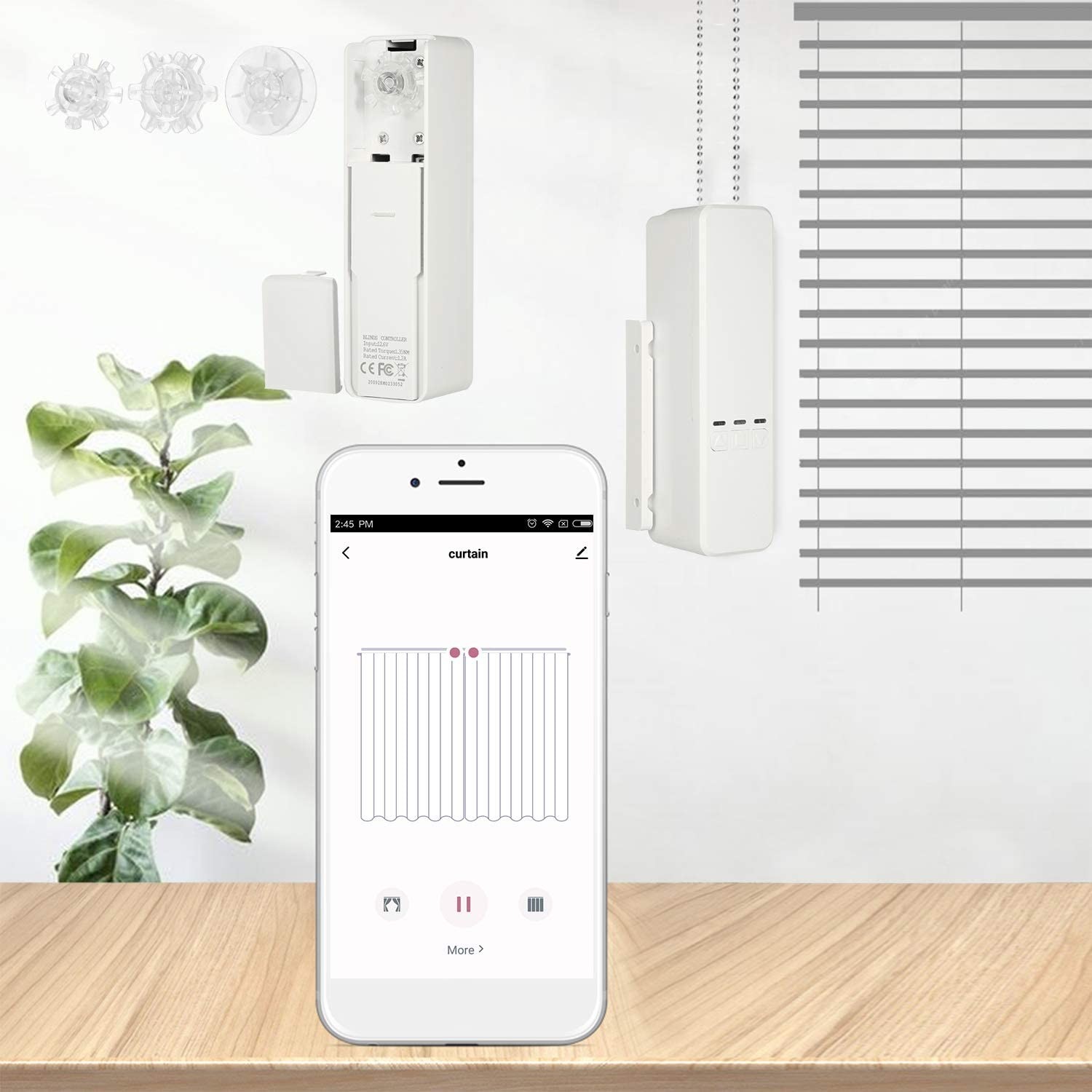 DIY Alexa Google Zebra Blinds Curtain Smart Electric Motor Tuya WIFI smart roller blind motor