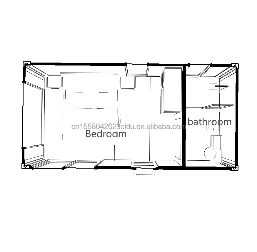 20ft 40ft Prefabricated Container Houses Modern Design Wooden Color Prefab Homes for Couples Families Hotels Outdoor