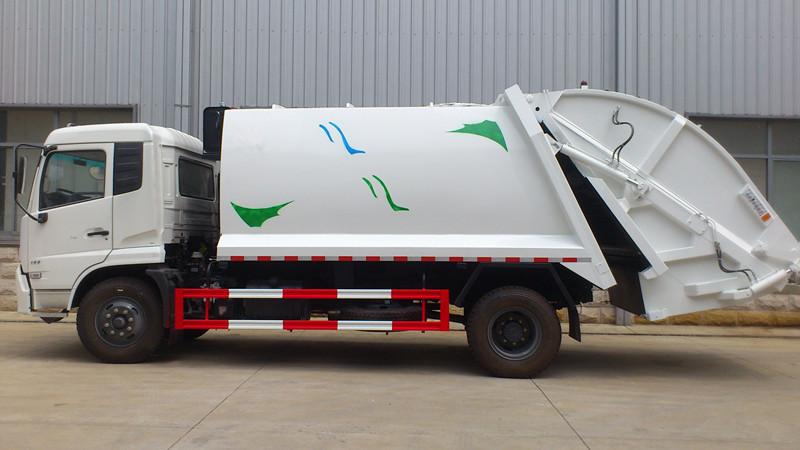 left hand drive or right hand drive DONGFENG 4X2 4500MM wheelbase 8m3 compactor garbage truck on sales