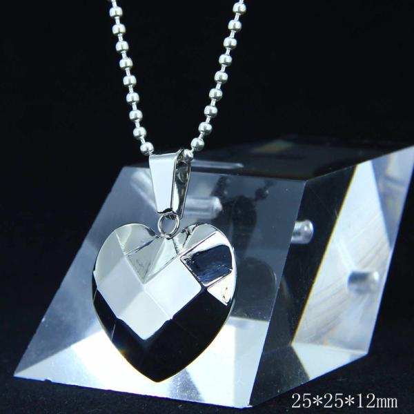 Fashion Ladies Women Girls Stainless Steel Loving Heart Shapped Necklace Pendant