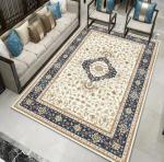 New Chinese Style Bedroom Floor Carpets 200*300cm Washable Rectangle Living Room