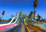 Fiberglass Adult Custom Water Slides Spiral Water Park Slide Equipment