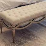 Solid Wood Bed End Bench Ottoman 1.5x0.5m Modern Bedroom Furniture Sets