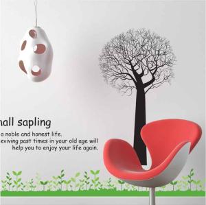 Wholesale Vinyl Black Tree Removable Wall Stickers For Living Room Decoration from china suppliers