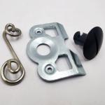 Improved 1" Large Head Silver Aluminum Sprint Car Quarter Turn Dzus Standard