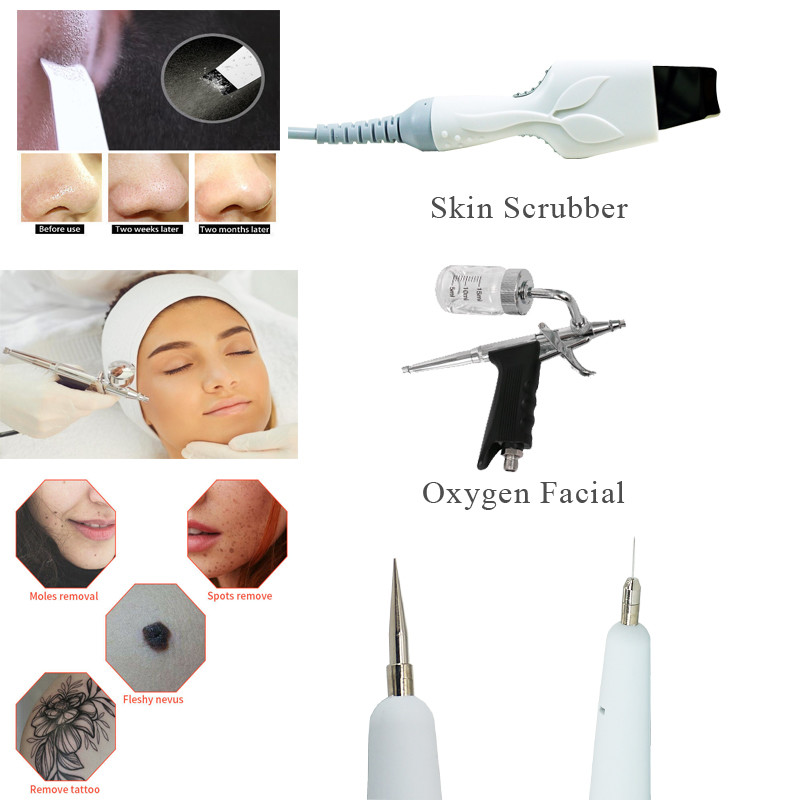 Galvanic Spa Facial Massager Diamond Microdermabrasion Ultrasonic HF 10 In 1 Machine