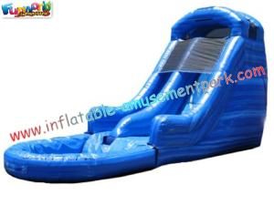 Wholesale Commercial grade 0.55mm PVC tarpaulin Double Outdoor Inflatable Water Slides for Kids from china suppliers