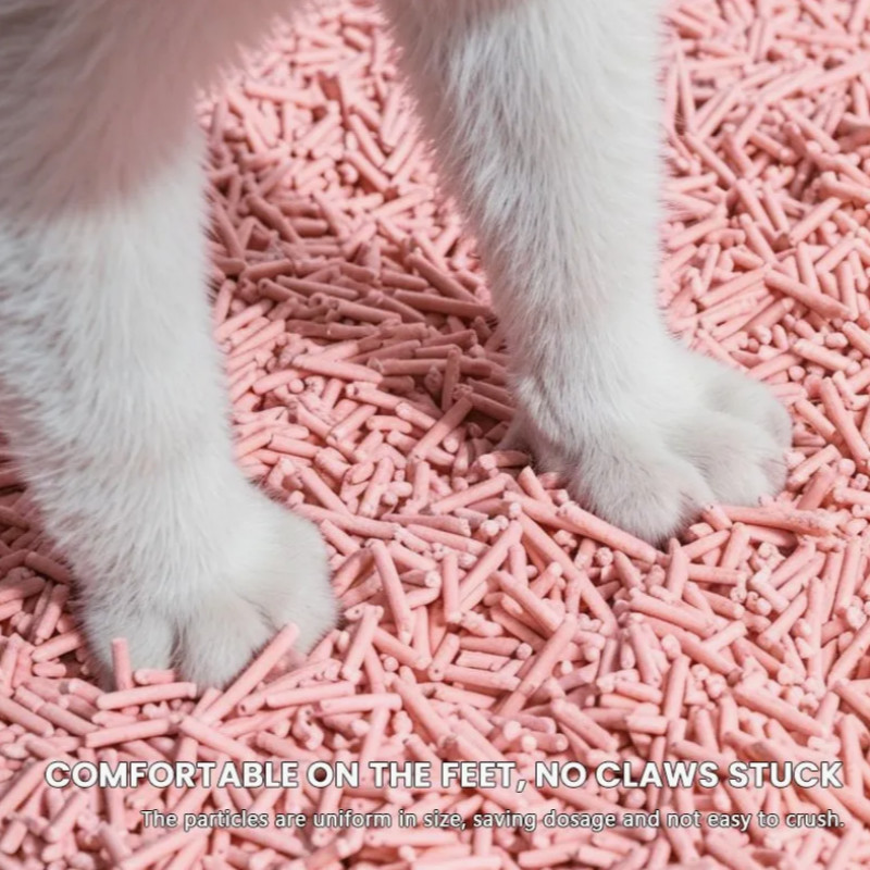 Different Flavors Tofu Cat Litter Pet Safe Non Toxic Light Weight Good Water Solubility