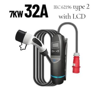 Wholesale 110V-240V Fast Portable EV Charger Home Charging AC Level 2 For Tesla from china suppliers