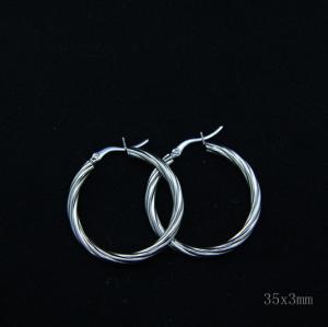 Wholesale Classic 316L Stainless Steel Fashion Jewelry Earrings Hoops Earrings LEH60 from china suppliers