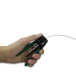 Pre set ergonomic Flat FTTH Fiber Optic Cable Stripper