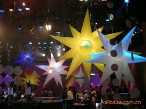 Wholesale Colorful Inflatable Lighting Star With 2 Meters LED Decoration Light from china suppliers