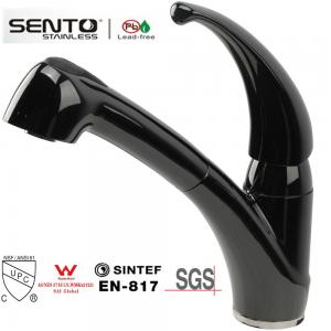 Wholesale China Cupc Faucets Deck Mounted Colourful Faucet Black Color Kitchen Faucet Mixer from china suppliers
