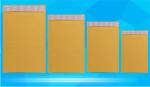 Recyclable Kraft Paper Bubble Mailers , Courier Packing Bags Wrinkle Resistant