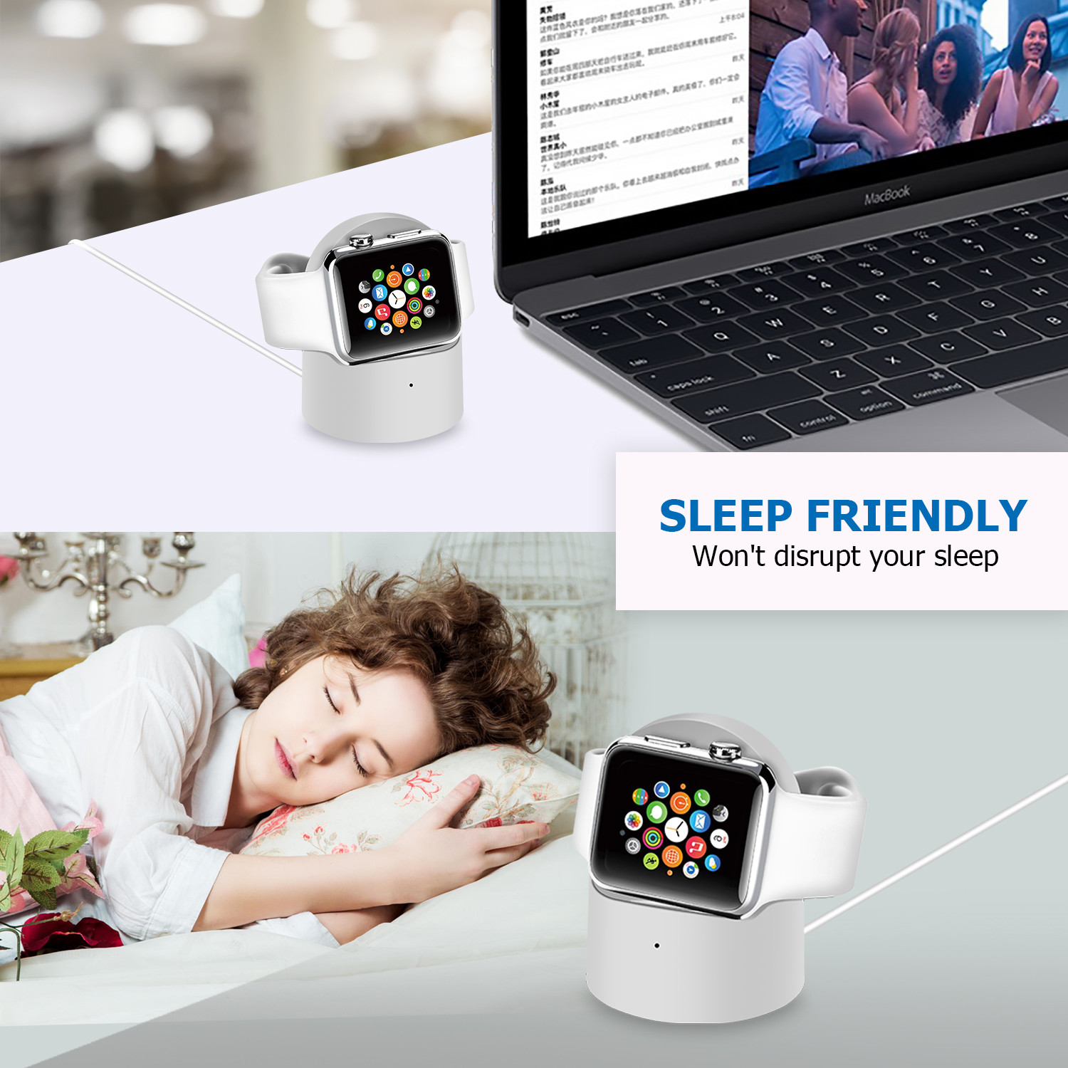 iWATCH WIRELESS CHARGER private model, best factory price and good quality model Q1