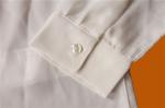 Casual White Princess Collar Shirt 100% Polyester With Cute Bandage
