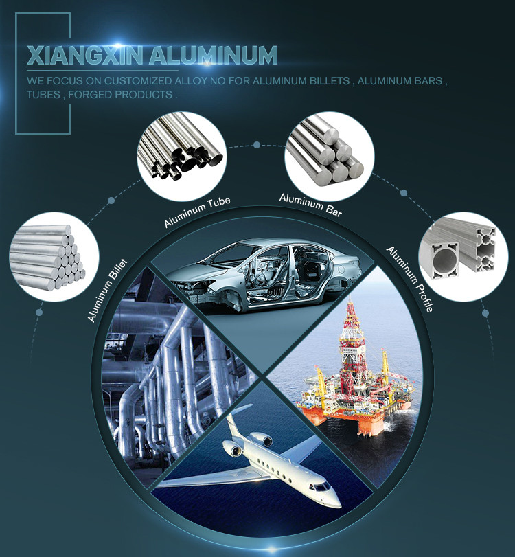 High Strength 6063 Industrial Aluminum Profile Anodizing Finished