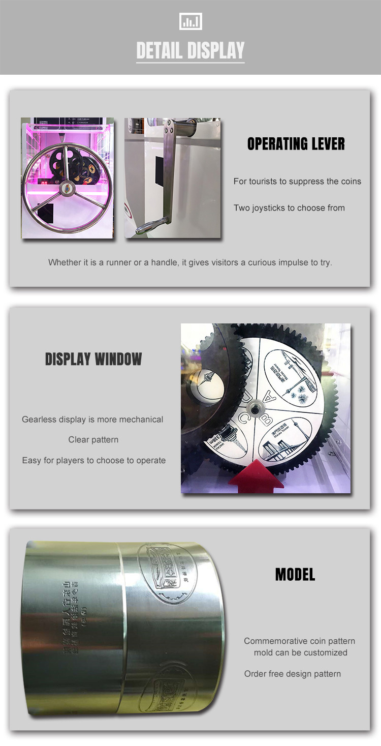 Penny Press Machine Tourist Souvenir DIY Coin Vending Machine Coin Making Machine