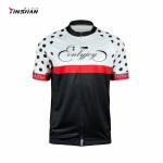 Customized Logo Printing Men's Short Sleeve Cycling Jersey for Wholesales OEM