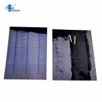 6V All Black Semi-flexible Solar Panels 3W 4W 5W 6W PET Solar Panel ZW-4W-PET