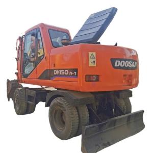 Wholesale Used Doosan Excavator DH150 Super with High Slope Efficiency and Good Cab Sealing from china suppliers