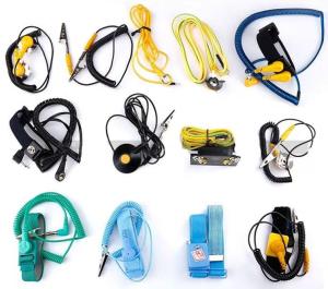 Wholesale Green Anti Static Wrist Strap Grounding Conductive Wire Electronics Factory from china suppliers