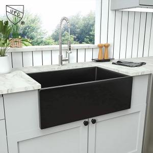 Wholesale 30 X 20 30 L X 18 W Apron Front Farmhouse Kitchen Sink Undermount Black from china suppliers