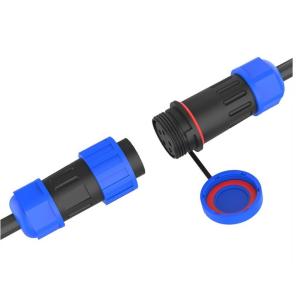 Wholesale Male / Female IP67 Waterproof Power Connector Solderless Screw Connection from china suppliers