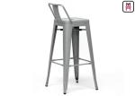 Tolix Metal Chairs Restaurant Bar Stools Industrial Style Indoor / Outdoor