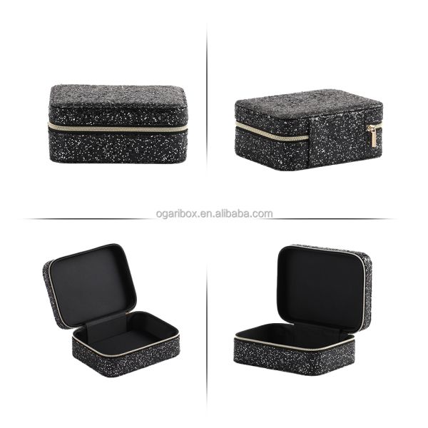 Customized Color Leather Gift Boxes Luxury Leather Jewellery Organiser Waterproof OEM ODM