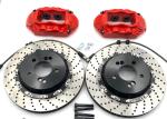 HT250 Rear Car 4 Pot Brake Kits For Cars Caliper Full Floating Bell 355*28mm