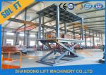 Reliable Double Deck Car Parking System , 2 Cars Hydraulic Scissor Lift For