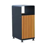 Antioxidant Drying 32 Gallon Outdoor Wooden Trash Can
