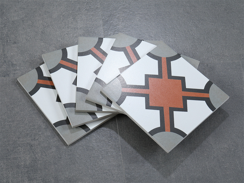Encaustic 200x200mm Floor Ceramic Rustic Tiles For Bathroom And antibacterial Decorative Wall Tile For Office