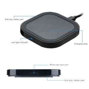 Wholesale QC3.0 USB Charger certificate Wireless charging fast charging pad for iPhone &amp; Samsung from china suppliers