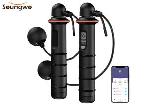 Wholesale 280cm Cordless Digital Fitness Skipping Rope Calorie Counter Timer 2x AAA from china suppliers