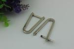 Bag Accessories Light Gold Metal D Ring Hardware,24MM Zinc Alloy D-ring Buckles